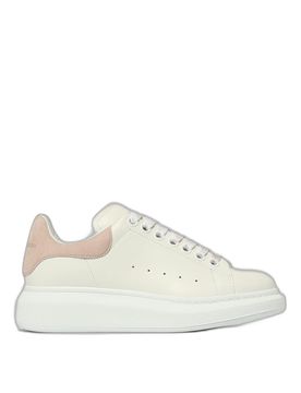 ALEXANDER Crystal-embellished Leather Exaggerated-sole Sneakers