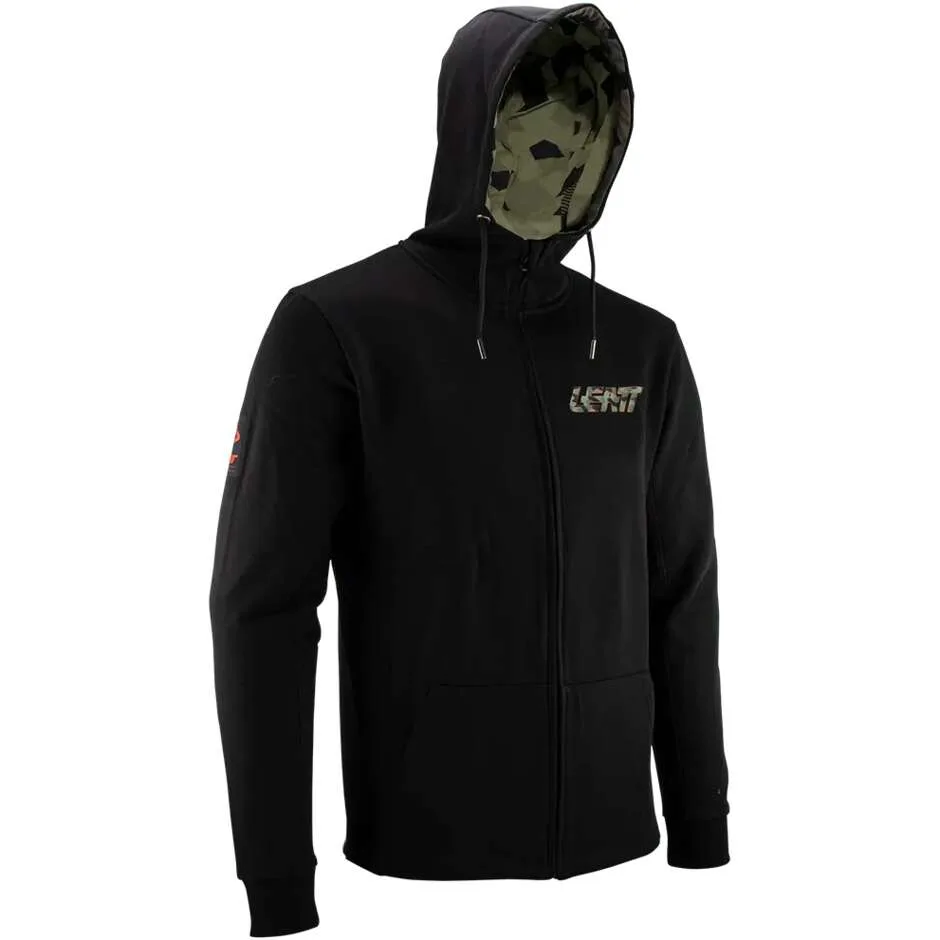 Felpa HOODIE CAMO Nero taglia S - Leatt - FashionsVida