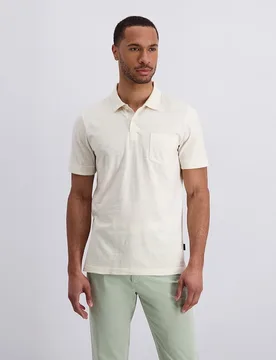 Polo de hombre custom fit Serafino fineliner verde agua - Pierre Cardin - FashionsVida