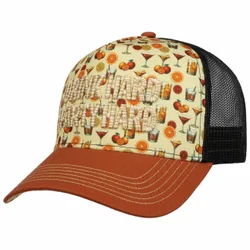 Drink Hard Party Hard Cap by - white-orange - Size: One Size