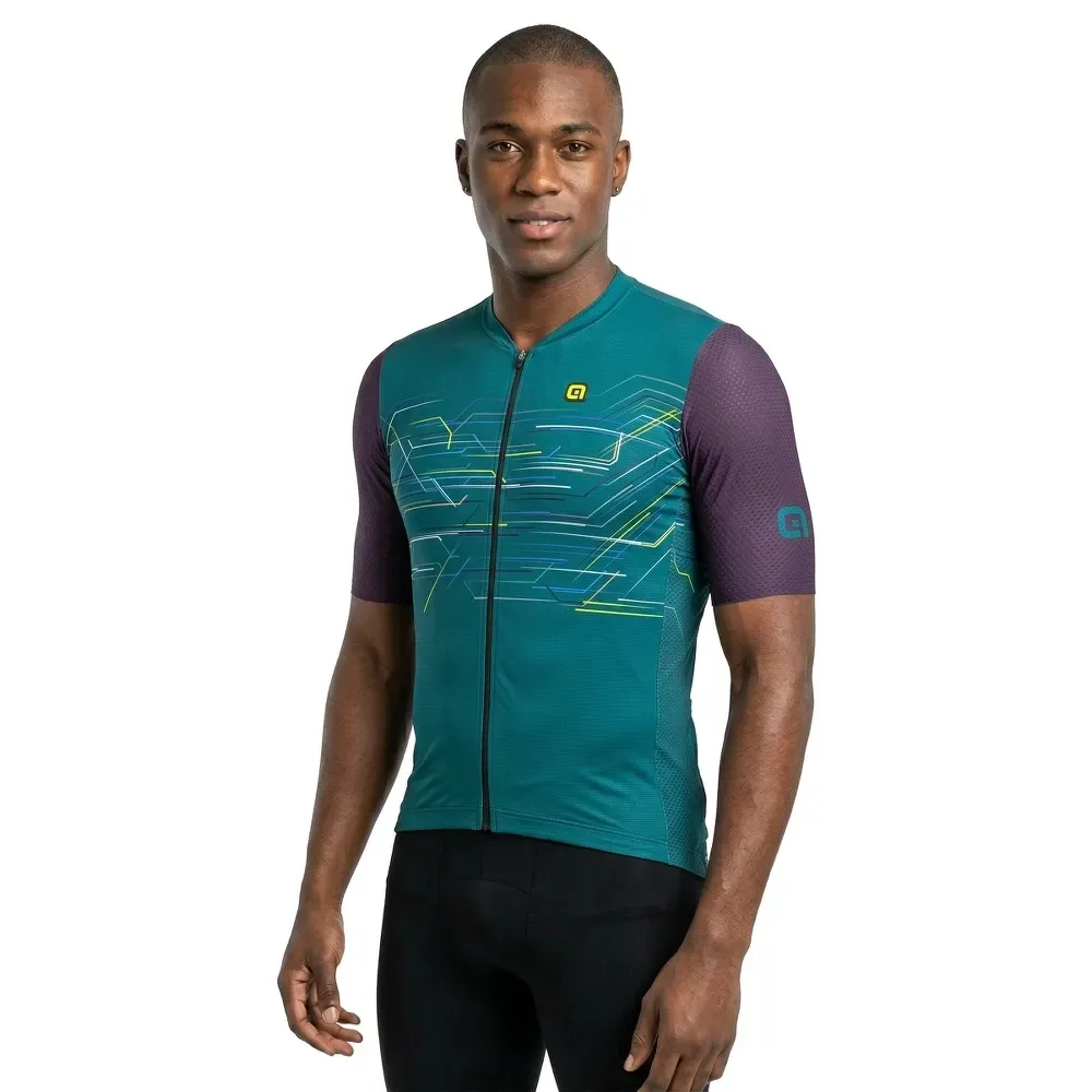 Maglia A Maniche Corte Pr-e Megabyte Green - Ale - FashionsVida