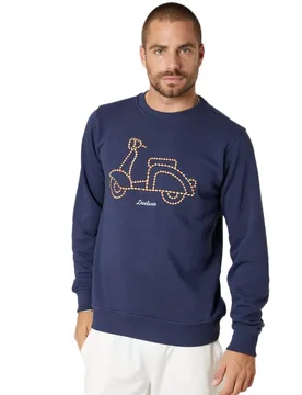 Sweat-shirt Ravon Navy L - Deeluxe - FashionsVida