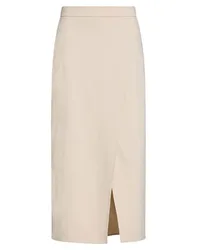 Falda midi Mujer Beige 34,36,38,40,42,44 Mujer