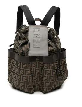 Large Zucca Canvas Strike Backpack - Fendi - FashionsVida