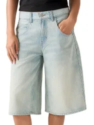 Jeansshorts SUPER BAGGY JORT CIELITO LINDO bleu clair 29