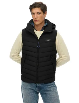 Giubbotto Di Piume Fuji Padded Black XL - Superdry - FashionsVida