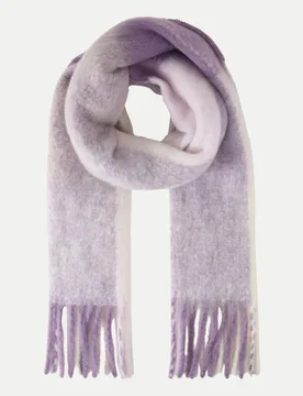 Schal mit Fransen Violett - Tom Tailor Denim - FashionsVida