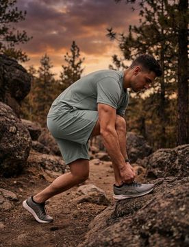 Pantaloncini sportivi SNSY PERFORMANCE - verde pallido