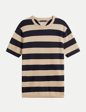 Gestreiftes T-Shirt Blau M - Tommy hilfiger - FashionsVida