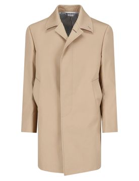 Men's Cotton-Lined Cupro-Trim Jacket