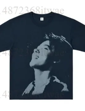 Figure Portrait Print Short Sleeve T‑Shirt Unisex Loose Oversized Crew Neck Tee Casual Street Style Top For Men And Women - Aliexpress - FashionsVida