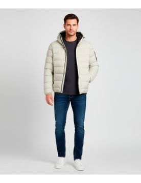 Para hombre. 50551893 Abrigo Riplite (L), Casual, Poliéster