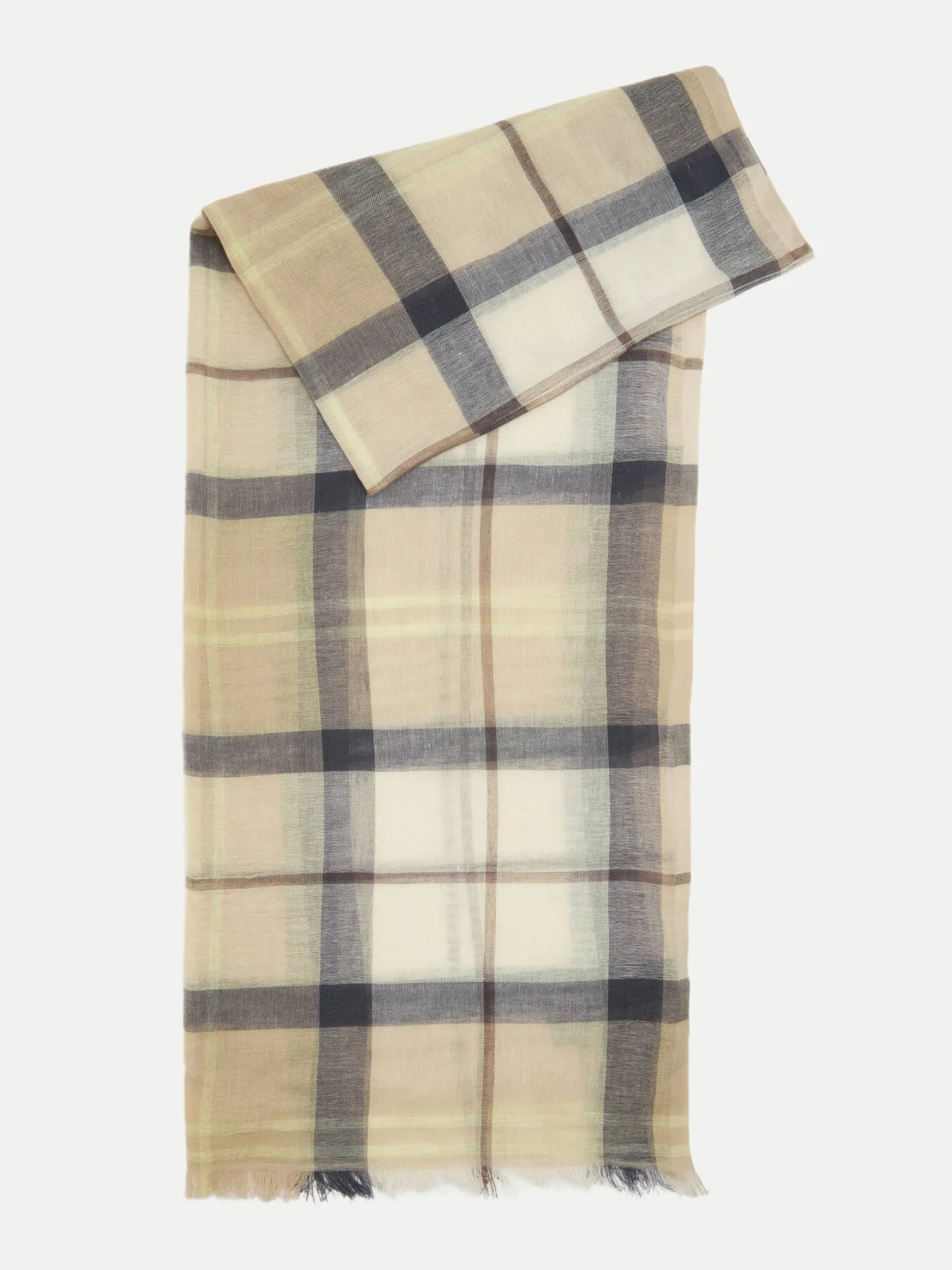 Barbour Schal Welton Tartan Beige - Barbour - FashionsVida