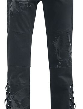 Gothic Stoffhose - Adrian Pant Boot Cut - W30L32 bis W38L34 - für Männer - Größe W33L34 - schwarz - Männer - male