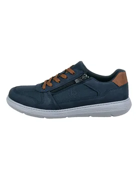 Sneakers blu con zip laterale 334AFU045050 43 - Bugatti - FashionsVida