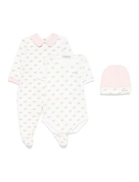Set tutina per bambini con stampa di elefanti