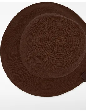 Sombrero de mujer estructurado de papel - Adolfo Dominguez - FashionsVida