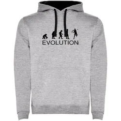 Evolution Smash Two-colour Hoodie Heather Grey / Black 3XL