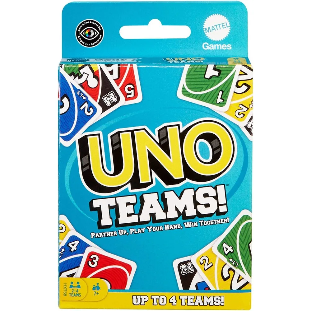 Teams Juego de cartas Mattel Games - Uno - FashionsVida
