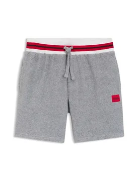Hugo Mens Contrast Trim Shorts In Grey - Size X-Large - Hugo Boss - FashionsVida