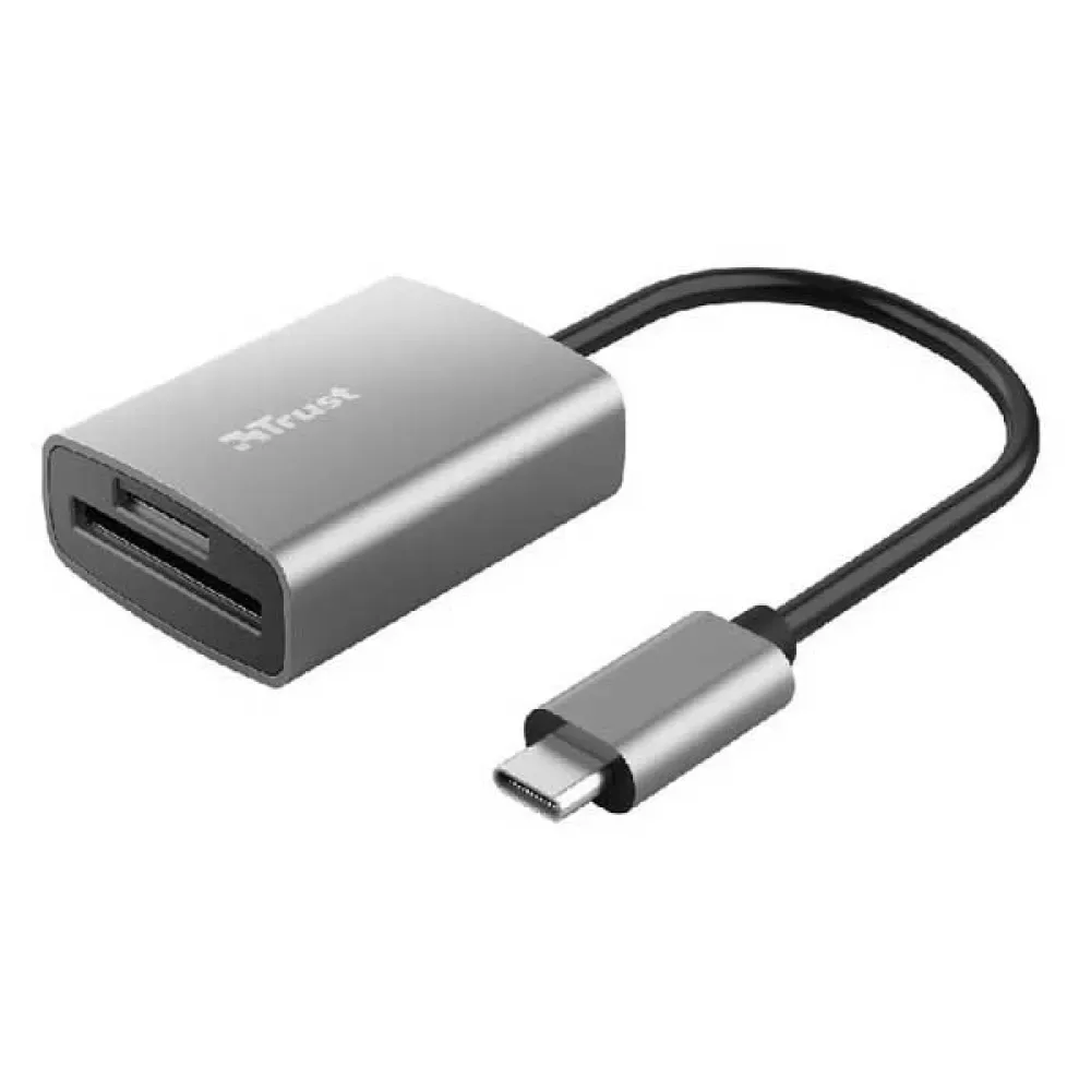Lecteur De Carte Externe Usb C 24136 Black One Size unisex - Trust - FashionsVida