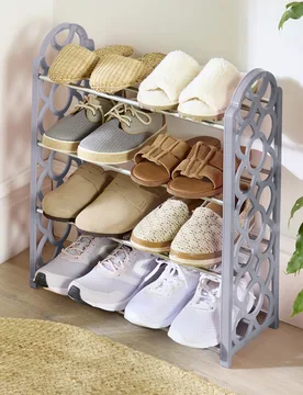 Platzspar-Schuhregal für 8 Paar Schuhe Clarsen - 3Pagen - FashionsVida