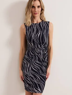 Women's Josey Pearl Dress in Dark Navy Size: 12 - Dark Navy - Size: 12 - Phase Eight - FashionsVida
