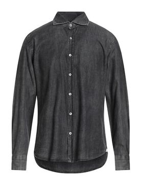 Jeanshemd Herren Schwarz 42 Herren