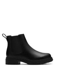 Leather Chelsea Ankle Boots Black female