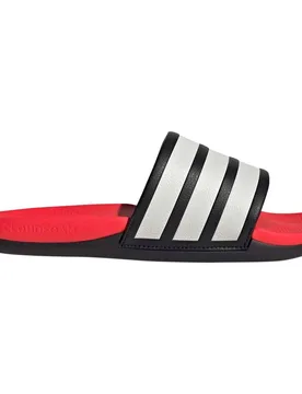 Adilette Comfort 2.0 Slides Core Black / Core White / Lucid Red UK 7 Men,Women - Adidas - FashionsVida
