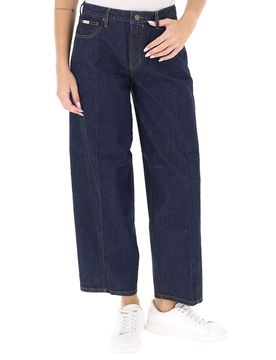 Jeans a palazzo BLU SCURO 24