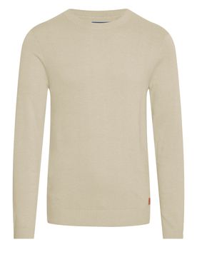 BLEND Jersey beige / marrón