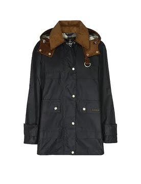 Barbour Parka WRENWOOD WAX blu 44 - Barbour - FashionsVida