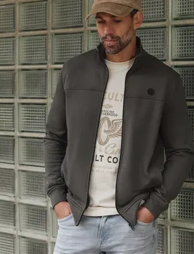 Street One Softe Basic Jacke male Grau