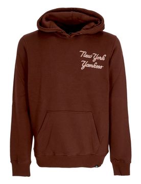 Felpa Cappuccio Uomo Mlb Backer Burnside Hoodie Neyyan Cacao
