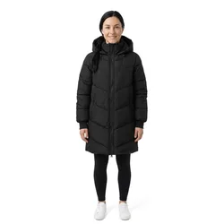 Cappotto Milja Padded Black Beauty 36