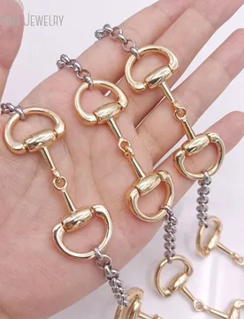 Pcs Equestrian Horse Horsebit Snaffle Bit D Ring Choker Necklace Women Stainless Steel Chain Jewelry - Aliexpress - FashionsVida