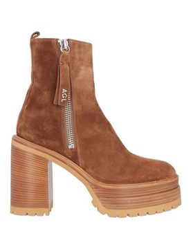 Botines de caña alta Mujer Camel 39.5,40,40.5 Mujer