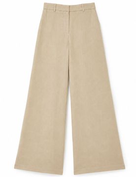 Wide Leg Linen Trousers