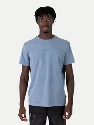 T-Shirt Shört Pfui Dyebel Blau S
