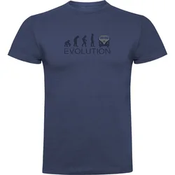 T-shirt à Manches Courtes Evolution Surf California Van Denim Blue XL
