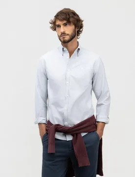 Camisa de hombre oxford lisa - El Ganso - FashionsVida