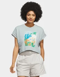 Womens T-shirt Grafica Summer Romance - Verde, verde verde Donna taglia XS