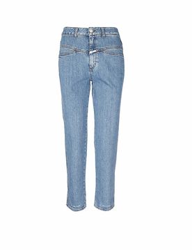 Jeans Mom Fit PEDAL PUSHER 7/8 azul 40