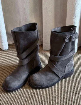 BANFANG Women's Boots 5.5cm Retro Round Toe Autumn New Fashion Design High Quality Platform Thick Heel Short Boots For Woman - Aliexpress - FashionsVida