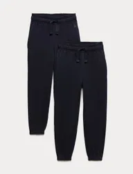 Pack Unisex School Joggers (2-16 Yrs) Navy male