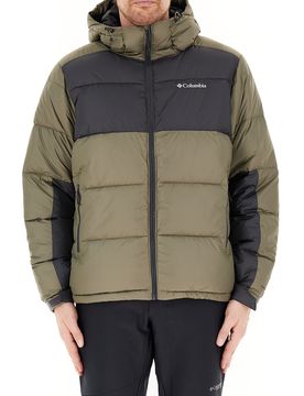 Piumino collo alto VERDE MILITARE M