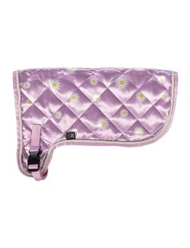 Decke Print HOBBY HORSING violett Gänseblümchen