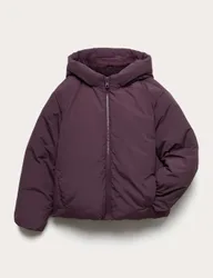 Hooded Puffer Jacket (6-16 Yrs) Blackberry female