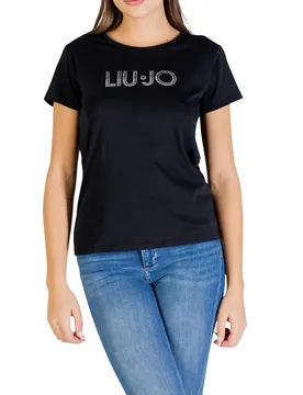 Liu Jo Damen T-Shirt Schwarz 499689